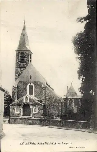 Ak Mesnil Saint Denis Yvelines, L'Eglise