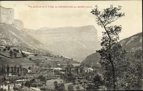 Ak Choranche les Bains Isere, Vue generale