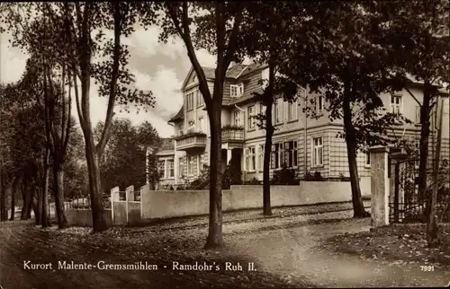 Ak Gremsmühlen Malente in Ostholstein, Genesungsheim Ramdohrs Ruh II