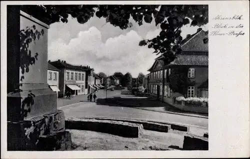 Ak Ahrensbök in Ostholstein, Blick in die Plöner Straße