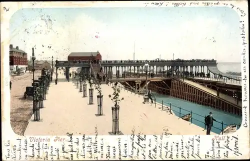 Ak Kingston upon Hull Yorkshire, Victoria Pier