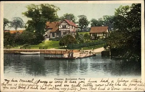 Ak Chester North West England, Eccleston Ferry