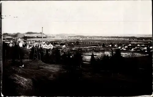 Foto Ak Peißenberg in Oberbayern, Totalansicht der Ortschaft