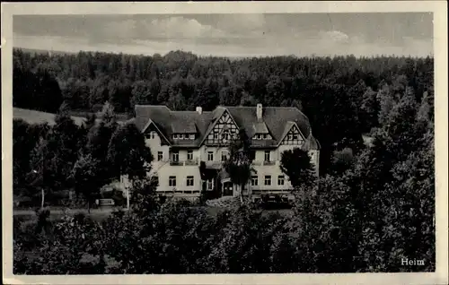 Ak Krummenhennersdorf Halsbrücke in Sachsen, Kirchliches Rüstzeitenheim der Inneren Mission, Wald