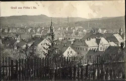 Ak Flöha in Sachsen, Stadtbild