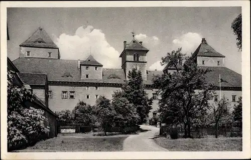 Ak Augustusburg im Erzgebirge, Südansicht der Burg