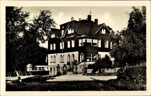 Ak Bärenfels Altenberg im Erzgebirge, HO Hotel Felsenburg