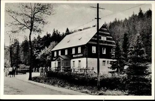 Ak Waldbärenburg Altenberg im Erzgebirge, Gasthaus Riedelmühle