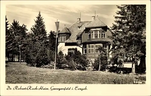 Ak Zinnwald Georgenfeld Altenberg im Erzgebirge, Robert Koch Heim