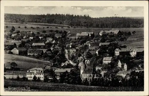 Ak Klingenberg in Sachsen, Blick zum Ort