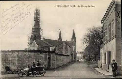 Ak Le Puy Notre Dame Maine et Loire, Le Champ de Mars