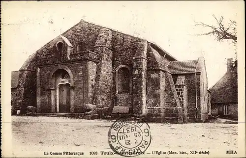 Ak Toulx Sainte Croix Creuse, L'Eglise