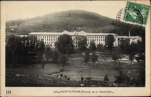 Ak St Feyre Creuse, Le Sanatorium, Vue generale