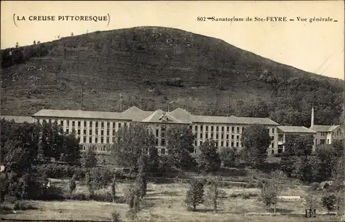 Ak St Feyre Creuse, Le Sanatorium, Vue generale