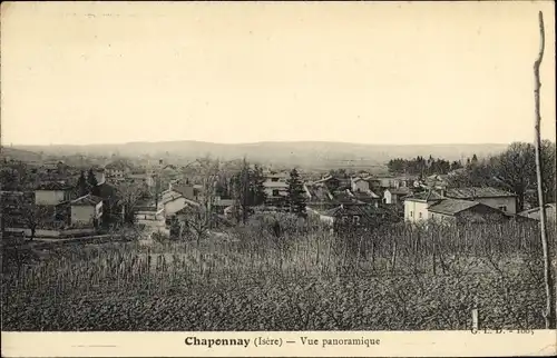 Ak Chaponnay Isere, Vue panoramique