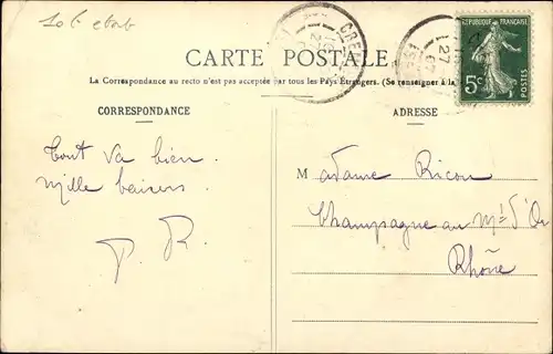 Ak Crémieu Isere, Promenade des Tilleuls