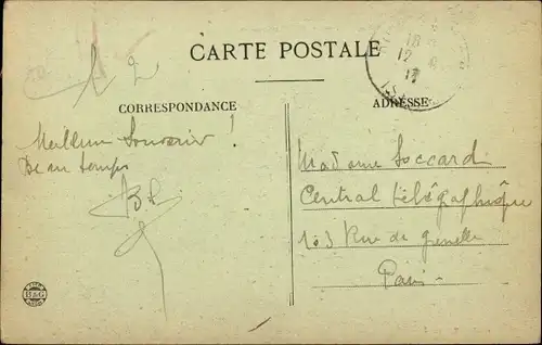 Ak Roussillon Isere, Ruines des Remparts et Vieille Porte