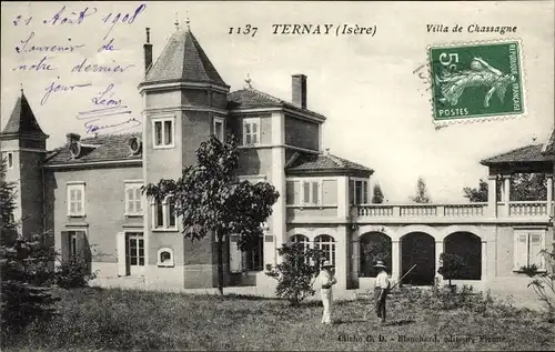 Ak Ternay Isere, Villa de Chassagne