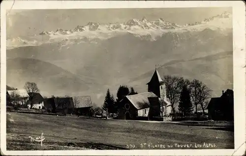 Ak Saint Hilaire du Touvet Isere, Les Alpes