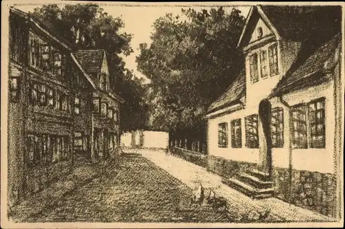 Künstler Ak Wagner, L. M., Eutin in Ostholstein, Schlossstraße