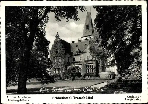 Ak Tremsbüttel in Holstein, Schlosshotel Tremsbüttel, Außenansicht