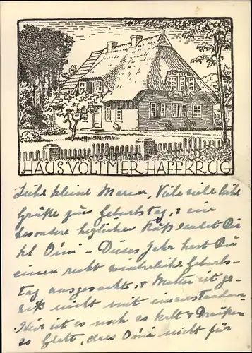 Ak Scharbeutz in Ostholstein, Haus Voltmer Haffkrug