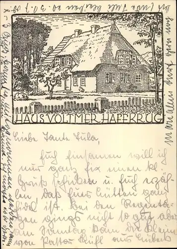 Ak Scharbeutz in Ostholstein, Haus Voltmer Haffkrug