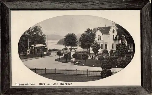 Passepartout Ak Gremsmühlen Malente in Ostholstein, Blick auf den Dieksee