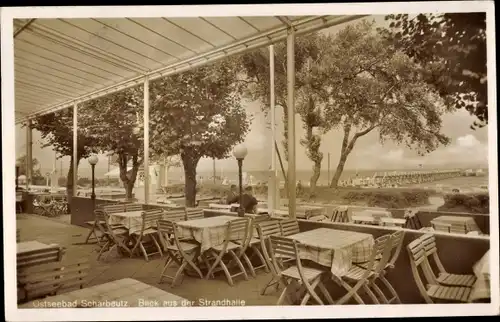 Ak Scharbeutz in Ostholstein, Blick aus der Strandhalle