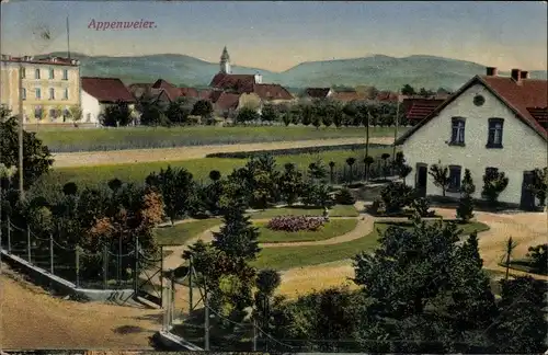 Ak Appenweier in Baden Schwarzwald, Blick auf den Ort