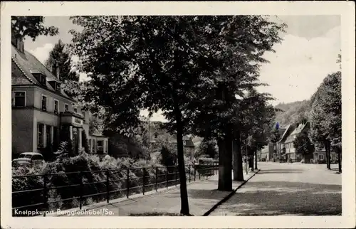 Ak Bad Gottleuba Berggießhübel, Straßenpartie