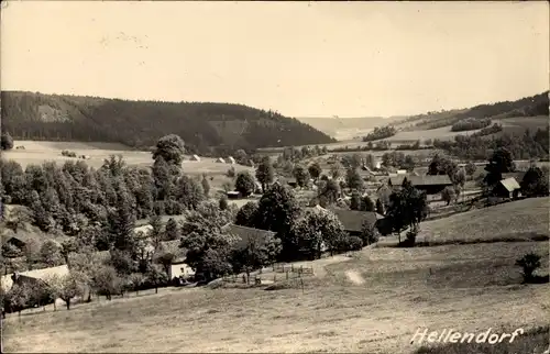 Ak Hellendorf Bad Gottleuba-Berggießhübel in Sachsen, Teilansicht