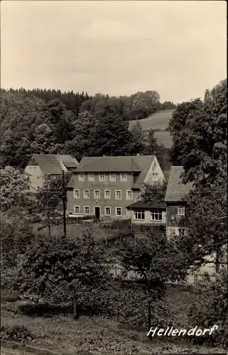 Ak Hellendorf Bad Gottleuba-Berggießhübel in Sachsen, Haus am Wald