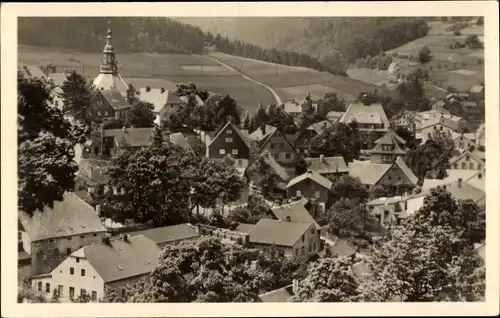 Ak Seiffen im Erzgebirge, Panorama