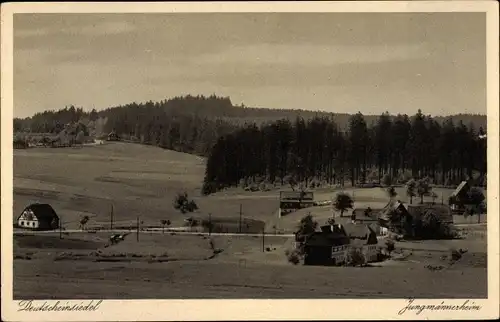 Ak Deutscheinsiedel Deutschneudorf im Erzgebirge, Jungmännerheim