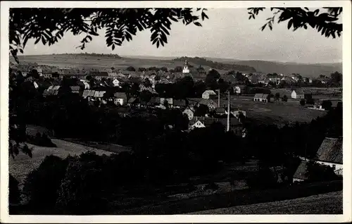 Ak Zöblitz Marienberg im Erzgebirge, Panorama