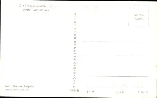 Ak Schindelbach Großrückerswalde im Erzgebirge, Panorama
