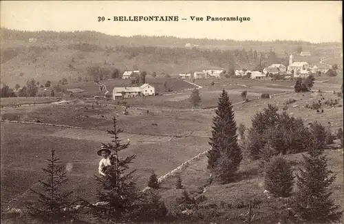 Ak Bellefontaine Jura, Vue Panoramique