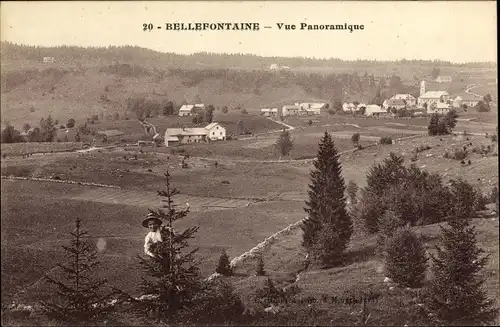 Ak Bellefontaine Jura, Vue Panoramique