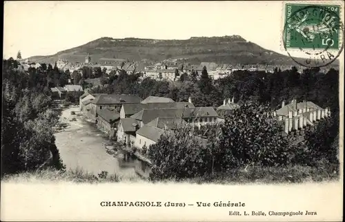 Ak Champagnole Jura, Vue Generale