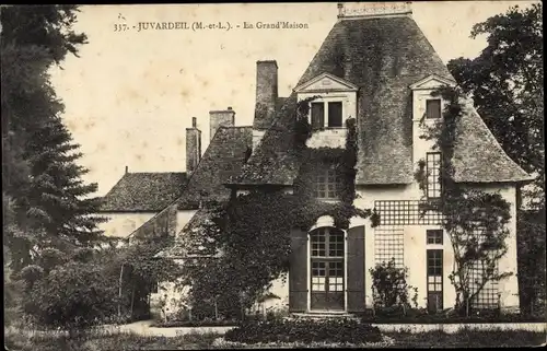 Ak Juvardeil sur Sarthe Maine-et-Loire, La Grand Maison