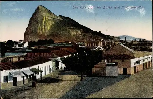 Ak Gibraltar, The Rock from the Linea Bull Ring