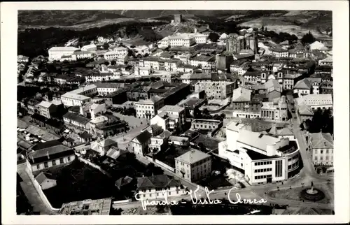 Foto Ak Guarda Portugal, Vista Aerea, Fliegeraufnahme