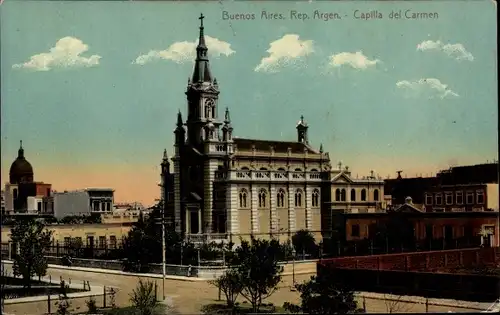 Ak Buenos Aires Argentinien, Capilla del Carmen