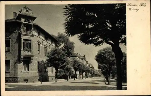 Ak Landau in der Pfalz, Westring, Straßenpartie