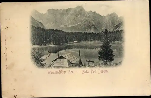 Ak Fusine in Valromana Friuli, Weißenfelser See, Bela Pec Jesera