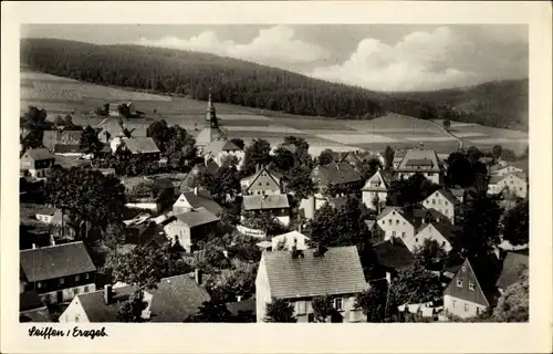 Ak Seiffen im Erzgebirge, Teilansicht von oben