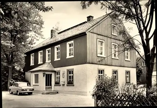 Ak Holzhau Rechenberg Bienenmühle Erzgebirge, Postamt