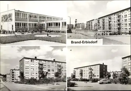 Ak Brand Erbisdorf Sachsen, Kindergarten, Dr Wilhelm Külz Straße, Neubaugebiet