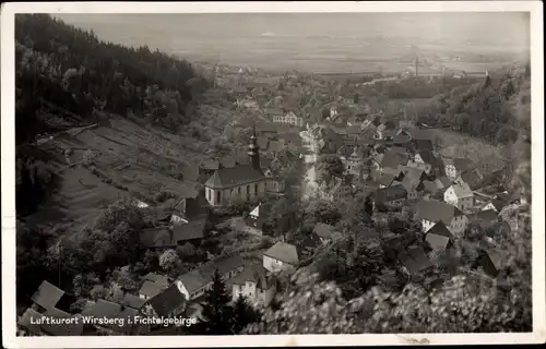 Ak Wirsberg im Fichtelgebirge, Fliegeraufnahme